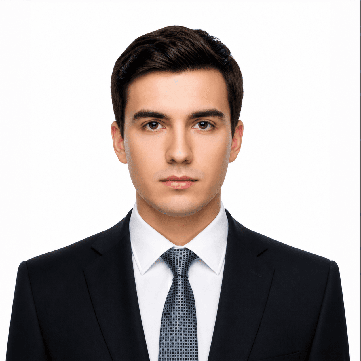 Printed passport photo