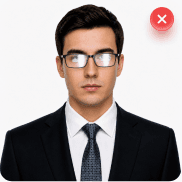 Glasses glare